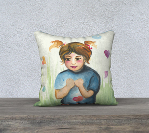 All About Hana Accent Pillow Case : 18"x18"