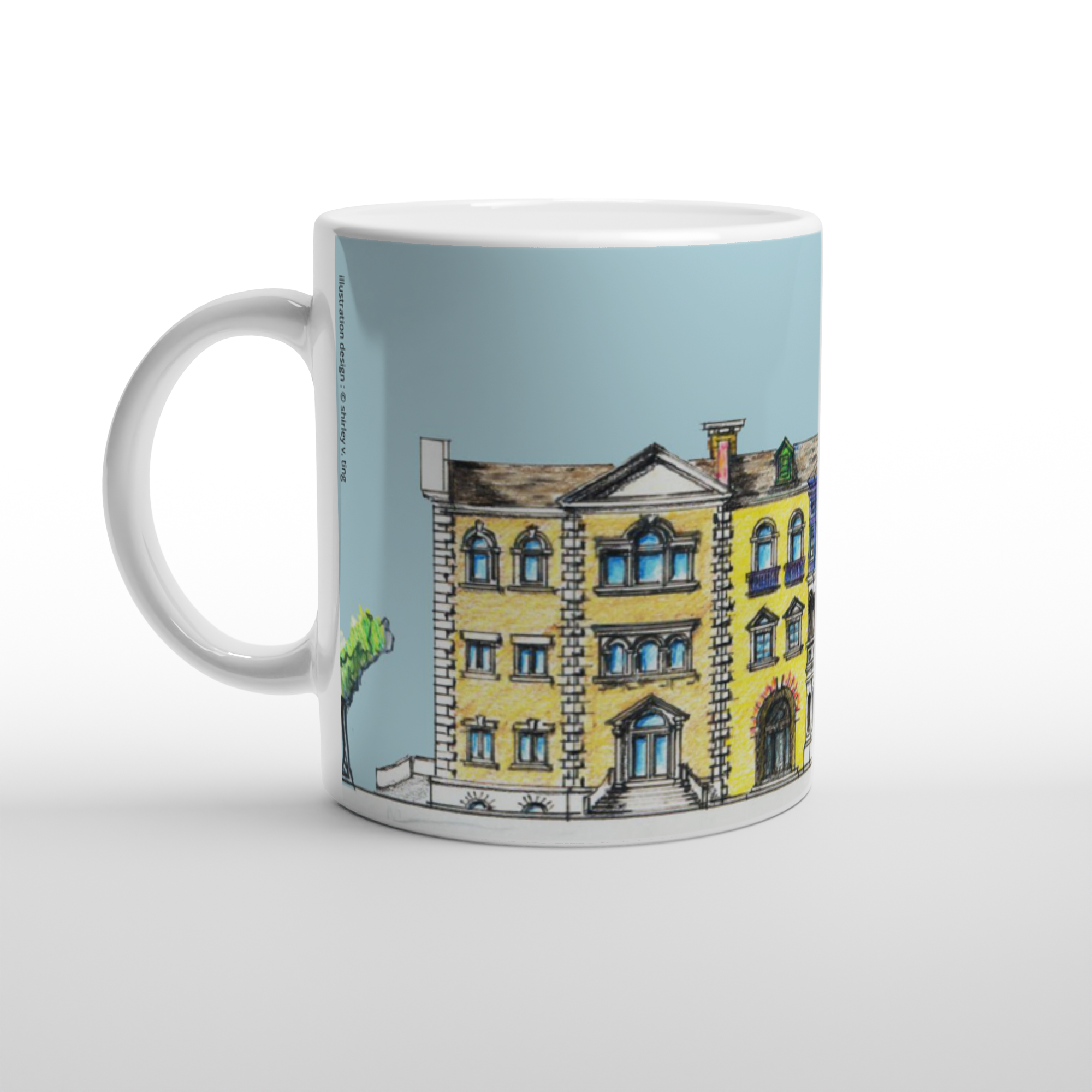 Buildingscape Mug : Rowhouse