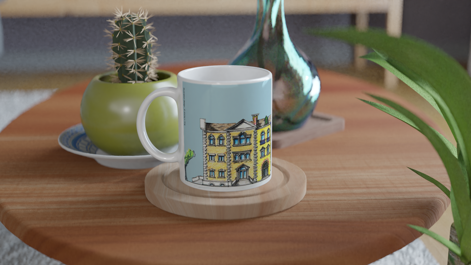 Buildingscape Mug : Rowhouse