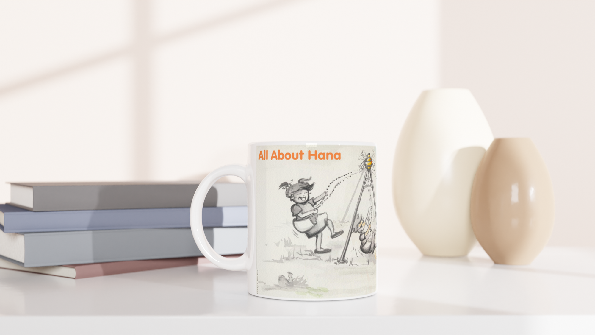 All About Hana Ceramic Mug