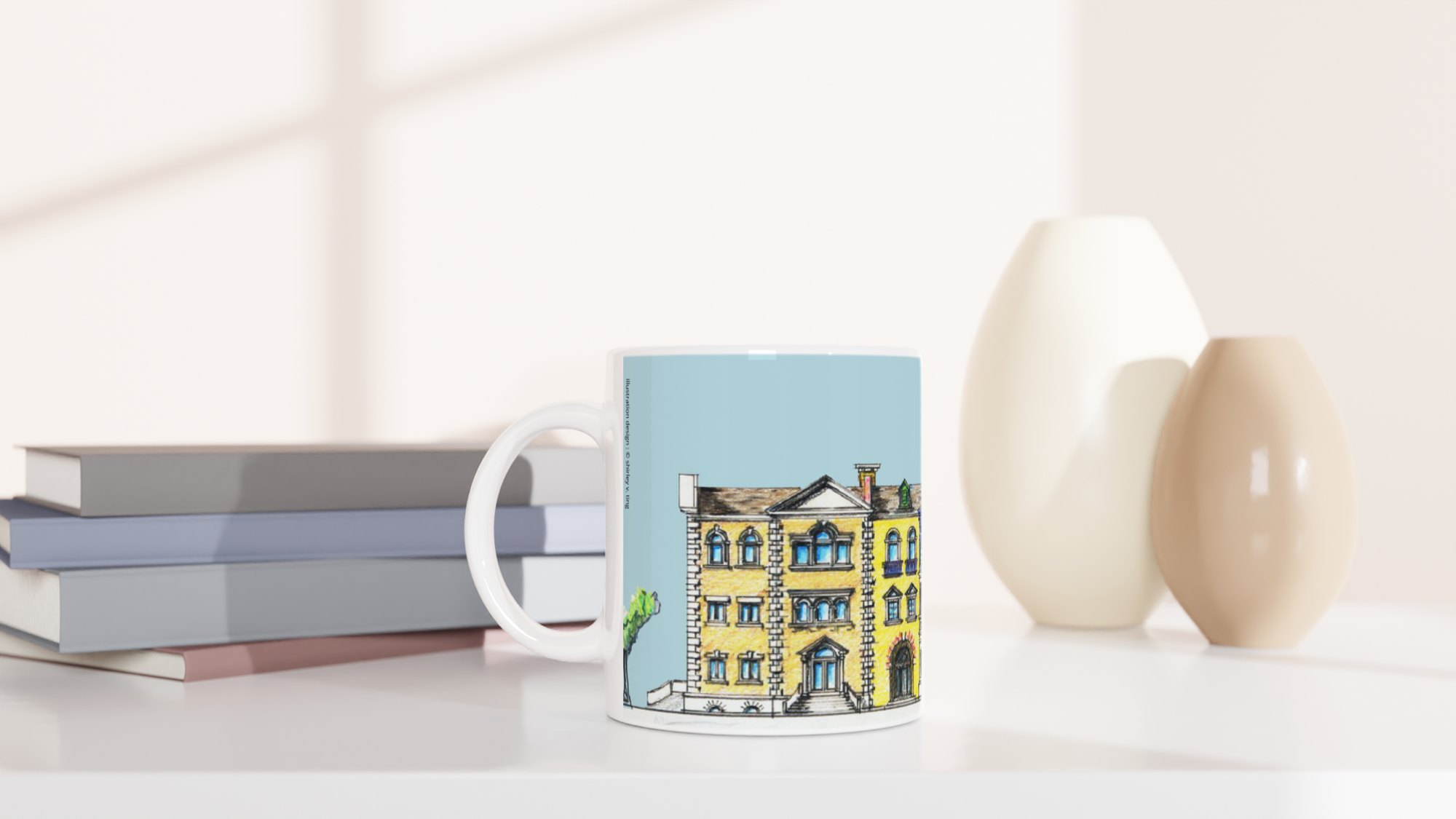 Buildingscape Mug : Rowhouse